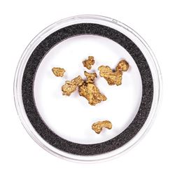 Lot of Gold Nuggets 2.86 Grams Gold Weight