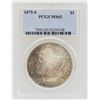 Image 1 : 1879-S $1 Morgan Silver Dollar Coin PCGS MS65