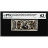 Image 1 : 1863 Fifty Cents Third Issue Fractional Note Fr.1328 PMG Choice Uncirculated 63EPQ