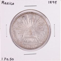1899 Mexico Un Peso Silver Coin