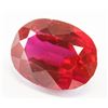 Image 2 : 11.80ct Oval Cut Pinkish Red Natural Ruby GGL
