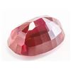 Image 3 : 11.80ct Oval Cut Pinkish Red Natural Ruby GGL