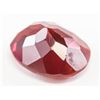 Image 3 : 12.46ct Oval Cut Pinkish Red Natural Ruby GGL