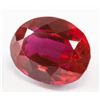 Image 2 : 12.90ct Oval Cut Blood Red Natural Ruby GGL
