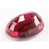 Image 3 : 12.90ct Oval Cut Blood Red Natural Ruby GGL