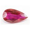 Image 1 : 15.35ct Pear Cut Red Natural Ruby GGL Certificate
