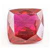 Image 1 : 9.55ct Emerald Cut Pinkish Red Natural Ruby GGL
