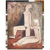 Image 2 : Maqbool Fida Husain Indian Oil on Canvas COA