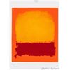 Image 1 : Mark Rothko American Signed Silkscreen 13/100 JCA