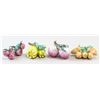 Image 4 : Set of 12 Chinese Republic Porcelain Fruit Figures