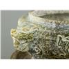 Image 2 : Old Archaic Green Jade Carved Censer With Stand