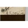 Image 4 : Willem de Kooning Signature on Single Leaf Page
