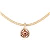 Image 1 : 0.51 ctw Diamond and Pearl Pendant & Chain - 14KT Rose Gold