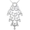 Image 1 : 18k White Gold 0.82CTW Diamond Pendant, (I1-I2/H-I)