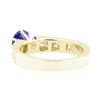 Image 3 : 1.34 ctw Sapphire and Diamond Ring - 14KT Yellow Gold