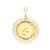 1/10th British Sovereign Coin Pendant - 14KT - 24KT Yellow Gold