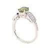 Image 4 : 1.46 ctw Alexandrite and Diamond Ring - Platinum