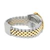 Image 6 : Rolex Mens 2 Tone Red Vignette String VS 3 ctw Channel Set Diamond Datejust Wris
