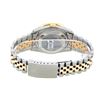 Image 8 : Rolex Mens 2 Tone Black String VS 3 ctw Channel Set Diamond Datejust Wristwatch