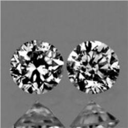 Natural White Diamonds Pair - Untreated
