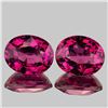 Image 1 : Natural  AAA Raspberry Pink Rhodolite Garnet Pair - FL