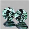 Image 1 : Natural Bluish Green Sapphire Pair (Flawless)Unheated