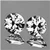 Image 1 : Natural Diamond Cut White Zircon Pair{Flawless-VVS1}
