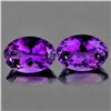 Image 1 : Natural Purple Amethyst Pair 14x10 MM {Flawless-VVS1}