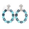 Image 1 : Natural London Blue & Topaz Brazil Apatite Earrings