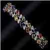 Image 1 : Natural Fancy Sapphire 116 Carats Bracelet