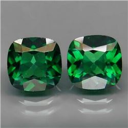 Natural Teal Blue Green Topaz Pair