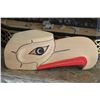 Image 1 : West Coast Native Hand Carved 3D Eagle Head Mask