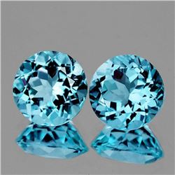 NATURAL SKY BLUE TOPAZ PAIR [FLAWLESS-VVS]