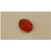 Image 2 : EXCEPTIONAL UNTREATED 1.18 CT RED ORANGE FIRE OPAL