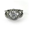 Image 1 : SPARKLING 2.5 CT CENTER STONE DIAMOND RING
