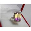 Image 4 : BEAUTIFUL 7.23 CT 100 % NATURAL AMETRINE RING