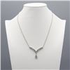 Image 1 : Dazzling 3.20 CT Blue And White Topaz Necklace