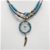 Image 3 : TURQUOISE BEAD NECKLACE AND BRACELET SET