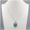 Image 1 : BEAUTIFUL 22.5 CT BLUE TURQUOISE PENDANT