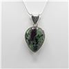 Image 2 : Ladies Natural 53.5 Ct Ruby Zoisite Pendant
