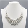 Image 1 : LUMINISCENT 235 CT NATURAL MOONSTONE NECKLACE