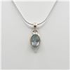 Image 2 : DAZZLING 3.5 CT SKY BLUE TOPAZ PENDANT