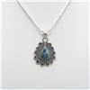 Image 2 : GORGEOUS 3.25 CT NATURAL BLUE TURQUOISE PENDANT