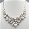 Image 2 : Beautuiful 205 Ct Natural Biwa Pearl Necklace