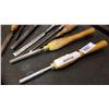 Image 2 : LOT OF LATHE TOOLS AND CHISELS