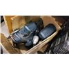 Image 2 : Black &Decker tools and two bicycle helmets and crate of brackets