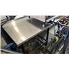 Image 1 : 3ft by 5 foot metal prep table