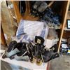 Image 1 : New rubber boots size 10 and 4 pairs of rollerblades, mission, bauer, nike etc size 6, 9 and other
