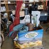 Image 1 : Pallet of store returned canopies, umbrella and camping gear