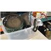 Image 2 : PROPANE HEATER, CAMP ITEMS, 5 CHAIRS, COOLER